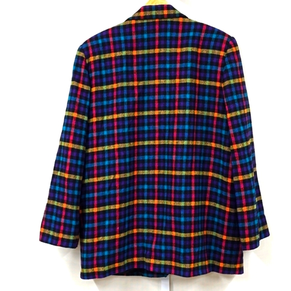 Sag Harbor Multicolor Plaid Blazer - Picture 5 of 5